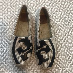 tory burch espadrilles flats size 9.5